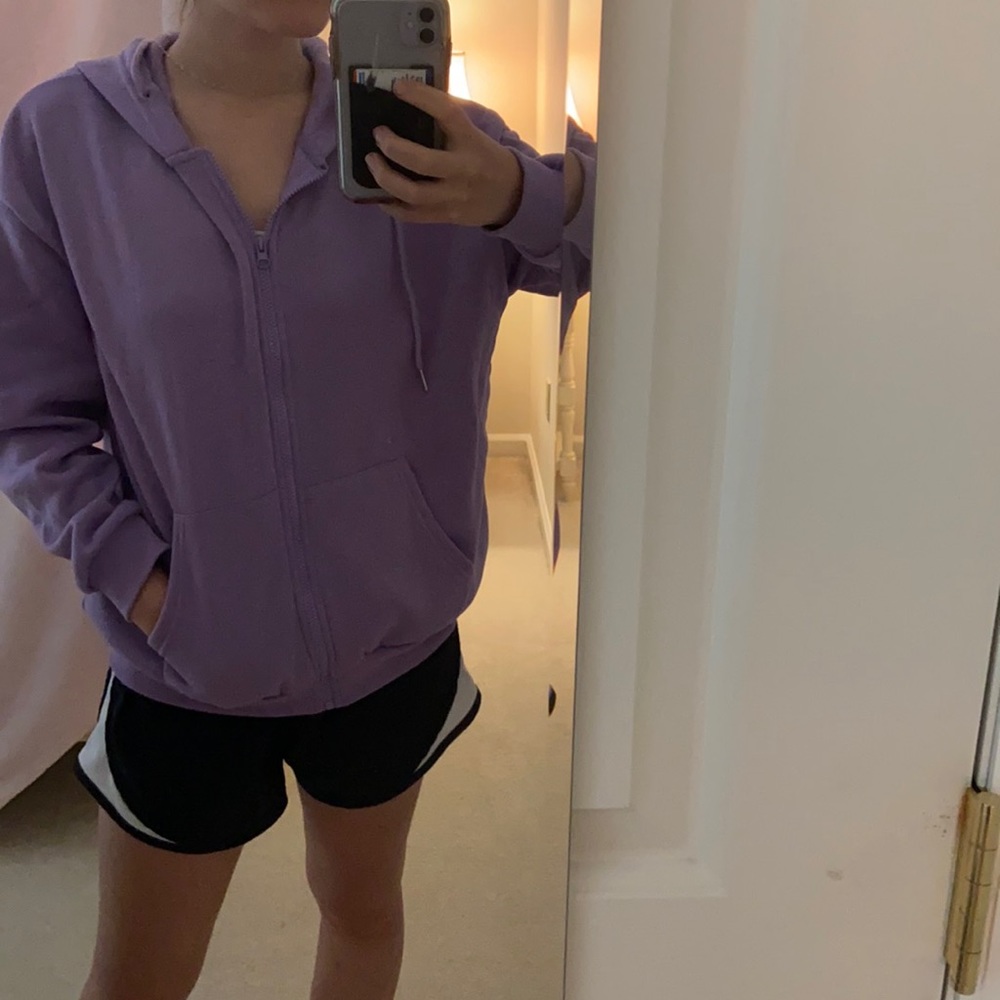 Zip-Up Hoodie Shein